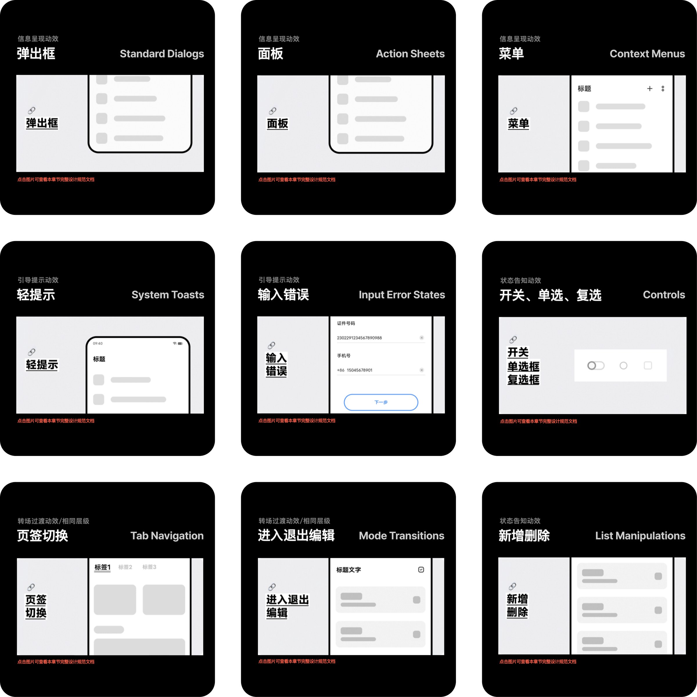 The Periodic Table of Motion